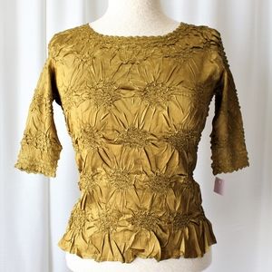 Etoile Crinkle Stretch Top